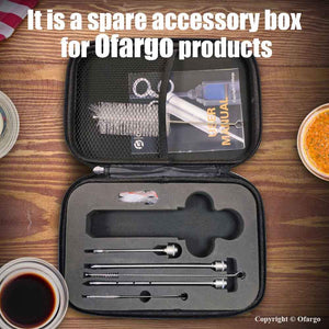 ofargo meat injector spare cleaning brush for needle and barrel ebook use instruction zipper case