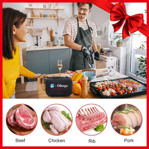 304-Stainless Steel Meat Injector Syringe with 4 Marinade Needles and Travel Case for BBQ Grill Smoker, gifts for men dad husband in Thanksgiving Christmas day