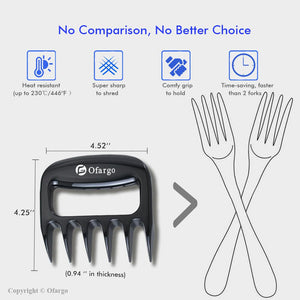 Bbq Bear Claws, Meat Claws, Bbq Bear Claws, Stainless Steel Meat Claw, Bbq  Meat Handler Forks, Pulled Pork Shredder Claws2 Pieces